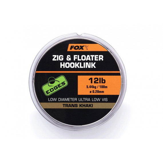 Bordes de nylon Zig & floater hooklink - 100m 1