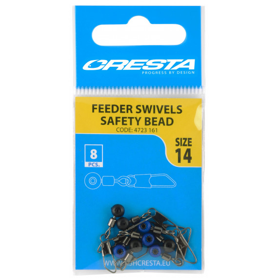 Feeder Swivel Safety Bead 8 Pcs 2