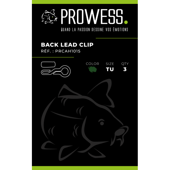 Montaje Prowess Back Lead Sliding Khaki Por 3 2