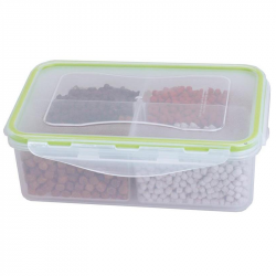 Caja de pellets Carpodrome L con compartimentos Pesca divertida