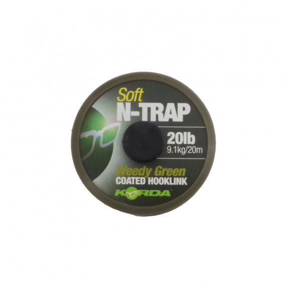 Umhüllte Tresse N-Trap Soft 20lb Weedy Green 1