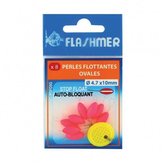 Perles flottantes ovales 4.7 x10 mm - Flashmer 1