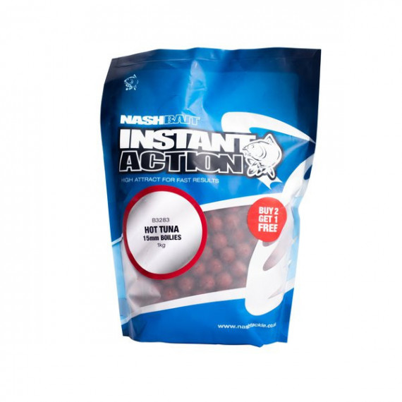 Bouillettes instant act. Hot Tuna 1kg Nash 1