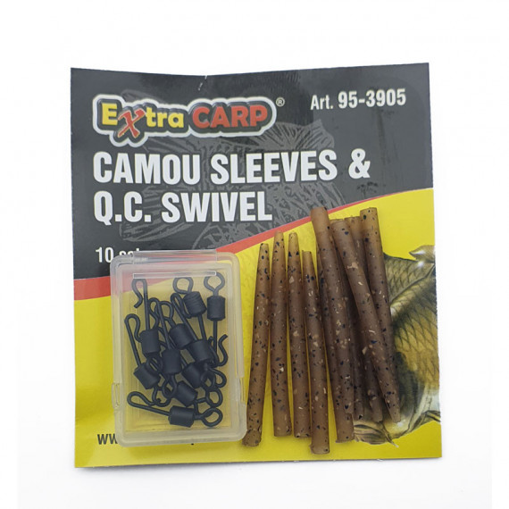 Camou Sleeves Q.C. Swivels par 10 Extracarp 1