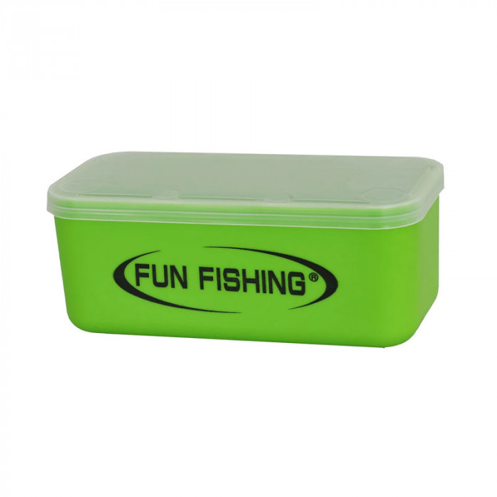 Caja de pellets Carpodrome 1/4 L tapa completa para caja M Funfishing 1