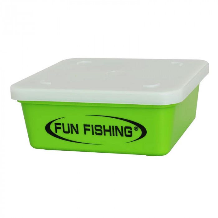 Carpodrome pellet box 1/2 L full lid for M Funfishing box 1