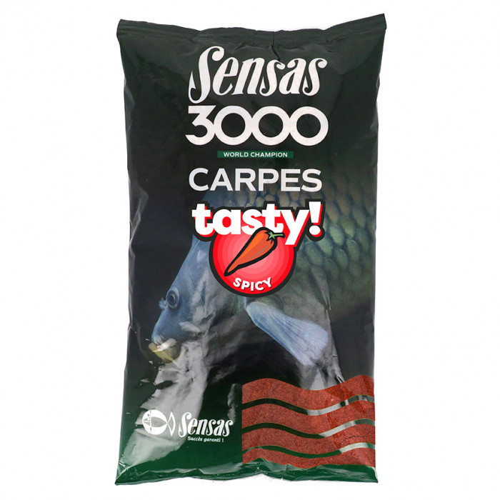 3000 Carp Tasty Spicy 1kg Sensas 1