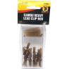 Clip Plomb Extra Carp Heavy Lead Clip Box Camou (par 10) min 2