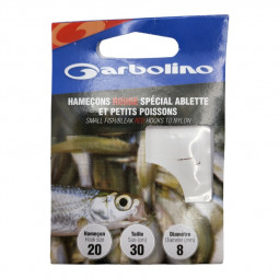 Garbolino Rot Haken Spezial Ablette und kleine Fische