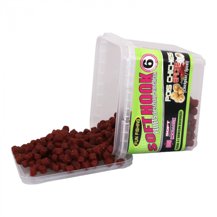 Pellets d’eschages Soft Hooks Pellets 110gr 6mm Fun fishing 1