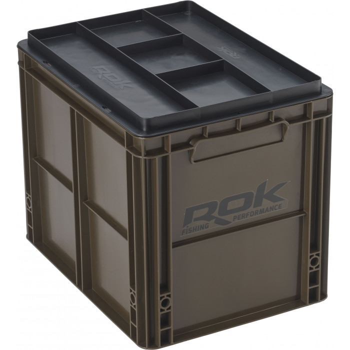 Brown-Green crate 40x30x32cm + Rok lid 2