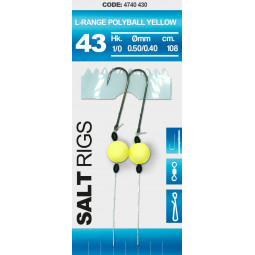 Spro 44 Salt Rig LR Polyball Yellow