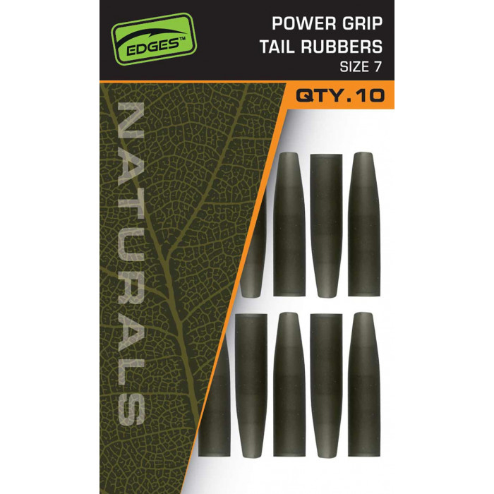 Fox edges naturals power grip gomas de cola talla 7x 10 1