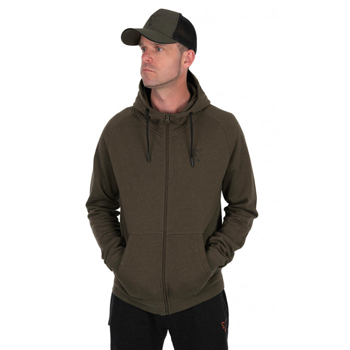 Fox collectie lw hoody groen-zwart 1