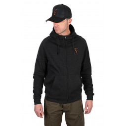 Fox collection lw hoody - black orange