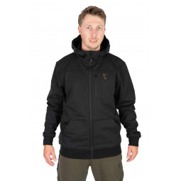 Fox collection soft shell jacket black orange