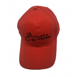 Gorra de pesca Ultimate roja