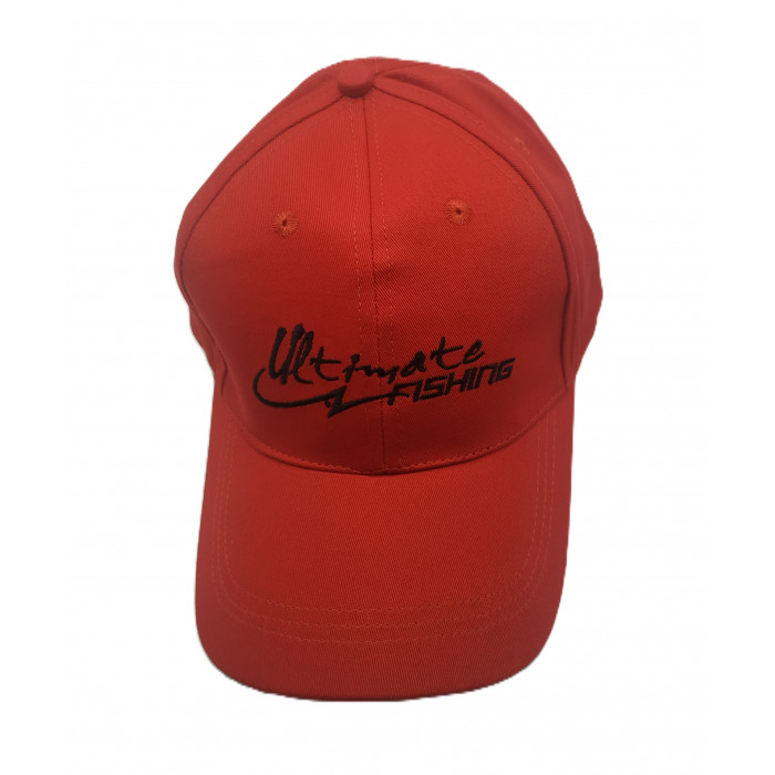 Gorra de pesca Ultimate roja 1