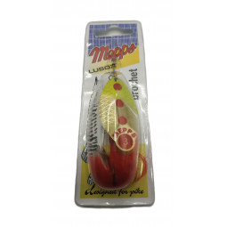 Mepps cuillère lusox or-fluo jaune point rouge