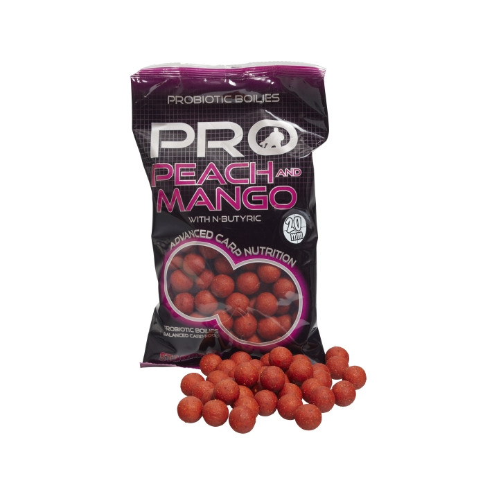 Boilies starbaits probiotic peach/mango 20mm 800gr 1