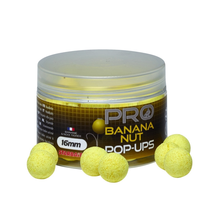 Pop ups starbaits probiotic banaan/noot 16mm 50gr 1