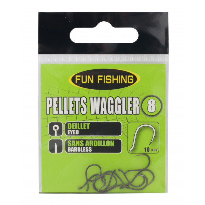 Anzuelos de pesca divertidos pellets waggler 1