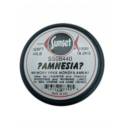 Amnesia black 71/100 18.2kg 100m 40lbs