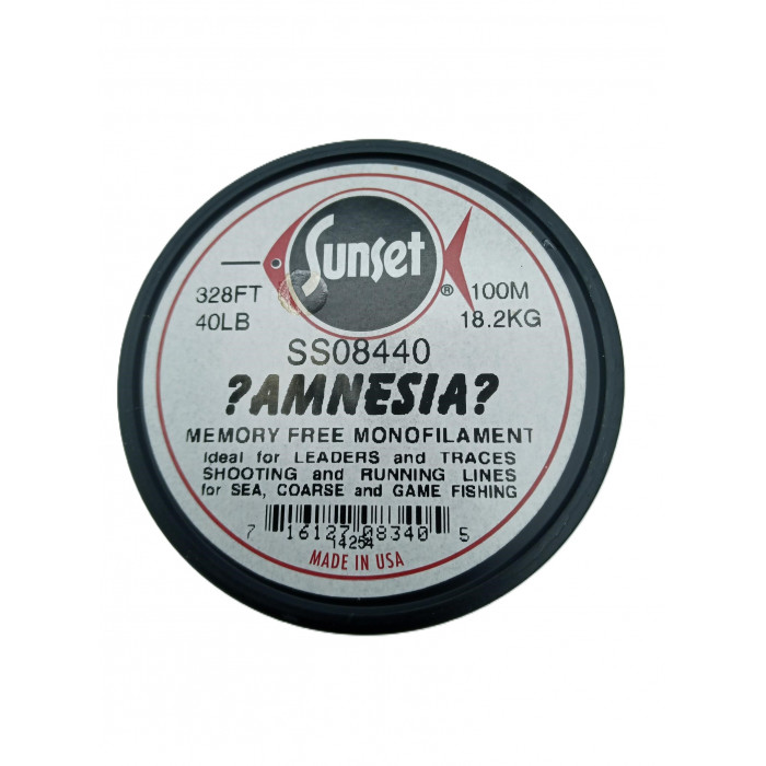 Amnesia black 71/100 18.2kg 100m 40lbs 1