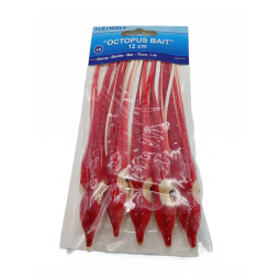 5 octopus Flashmer 12cm red white