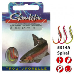 Trout leader LS5314 h:6/0.22mm 120cm