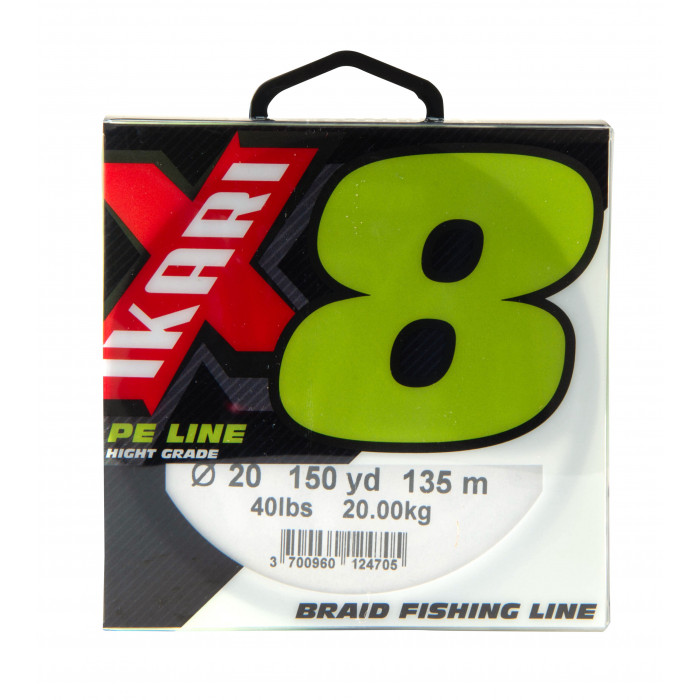 Ikari braid 8-strand chartreuse 135m 1