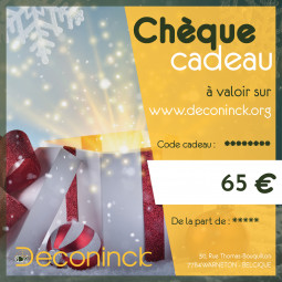 Chèque cadeau 65€